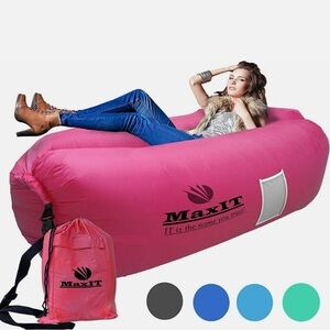 MaxIT Pink Inflatable Hammock Pool Floating Air
Lounger for Adults & Kids NEW
